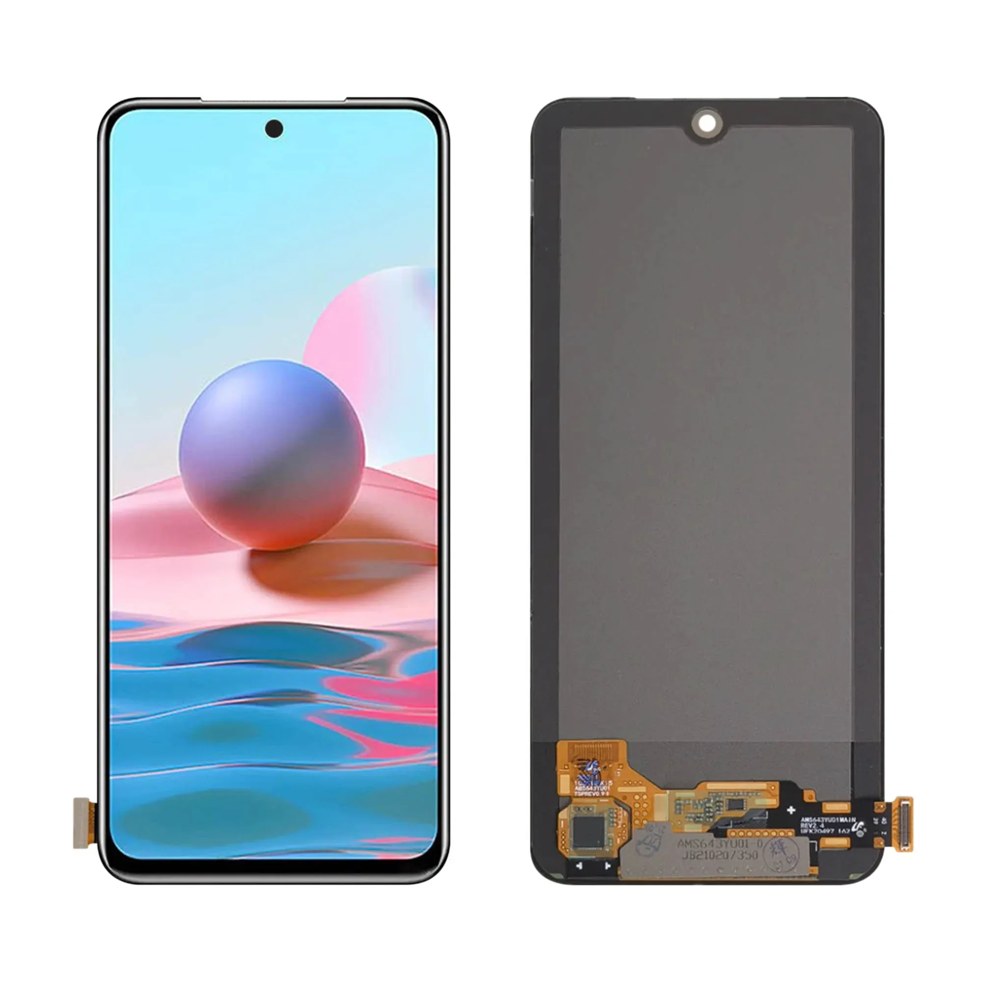 Xiaomi Redmi Note 10 4G Ekran Dokunmatik OLED Çıtasız (Çerçevesiz)