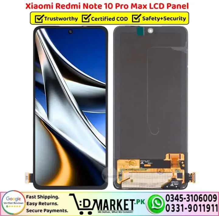 Xiaomi Redmi Note 10 Pro Max Ekran Dokunmatik OLED 667MM Çıtasız (Çerçevesiz)