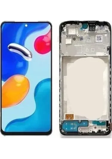 Xiaomi Redmi Note 11 4G Çıtalı Ekran Dokunmatik Siyah OLED