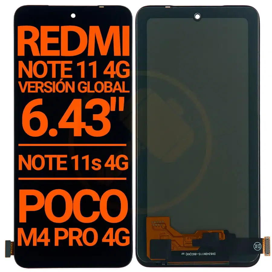 Xiaomi Redmi Note 11 4G Ekran Dokunmatik OLED Çıtasız (Çerçevesiz)