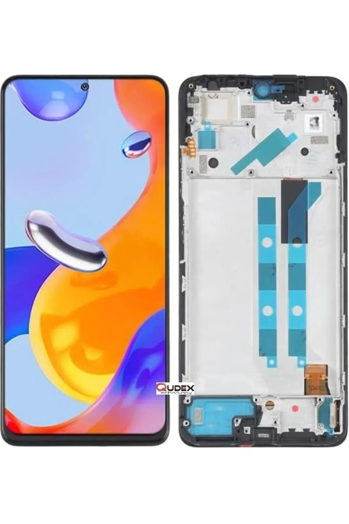 Xiaomi Redmi Note 11 Pro Plus Çıtalı Ekran Dokunmatik Siyah OLED