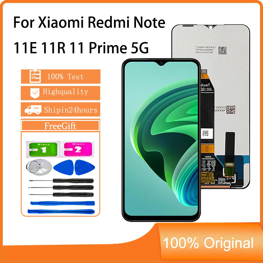 Xiaomi Redmi Note 11R Ekran Dokunmatik Orijinal Çıtasız Ürün (Çerçevesiz)