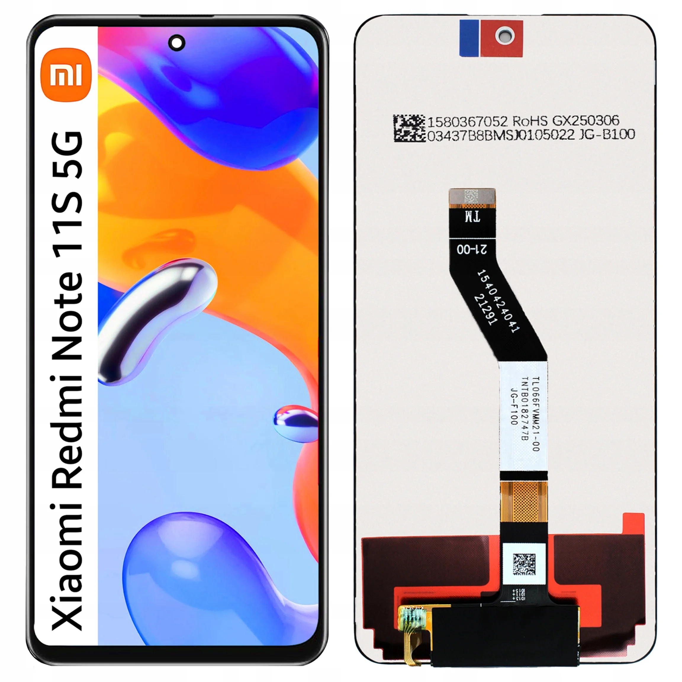 Xiaomi Redmi Note 11S 5G Ekran Dokunmatik Orijinal Çıtasız Ürün (Çerçevesiz)