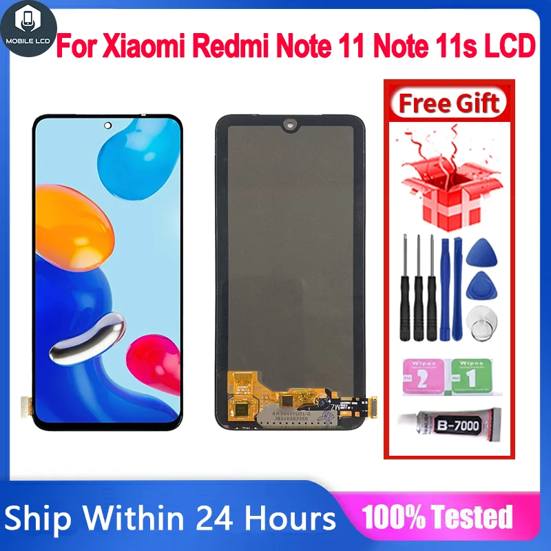Xiaomi Redmi Note 11S 5G Ekran Dokunmatik Orijinal Çıtasız Ürün (Çerçevesiz)