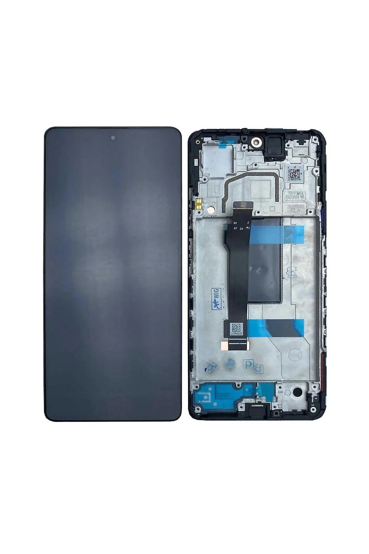 Xiaomi Redmi Note 12 Çıtalı Ekran Dokunmatik Siyah A Plus Kalite Ürün