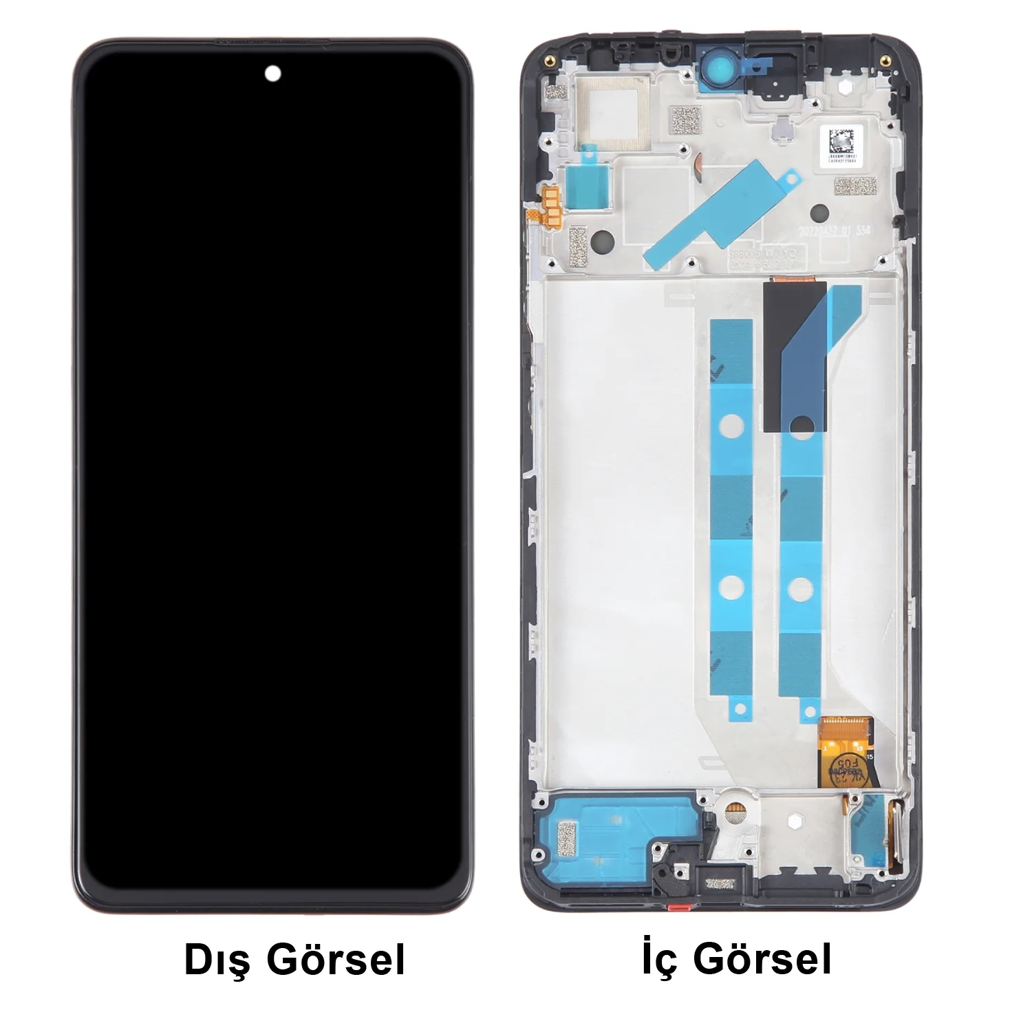 Xiaomi Redmi Note 12 Pro 4G Çıtalı Ekran Dokunmatik Siyah OLED