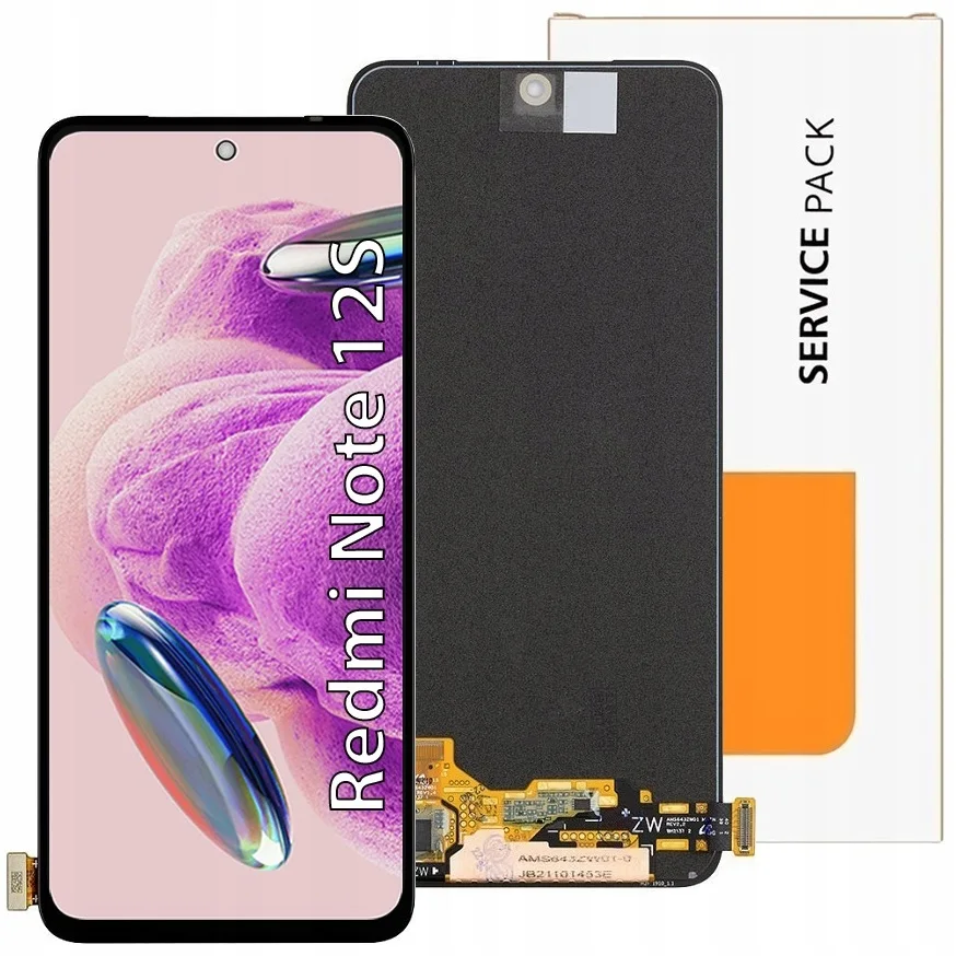 Xiaomi Redmi Note 12S Çıtalı Ekran Dokunmatik Siyah A Plus Kalite Ürün