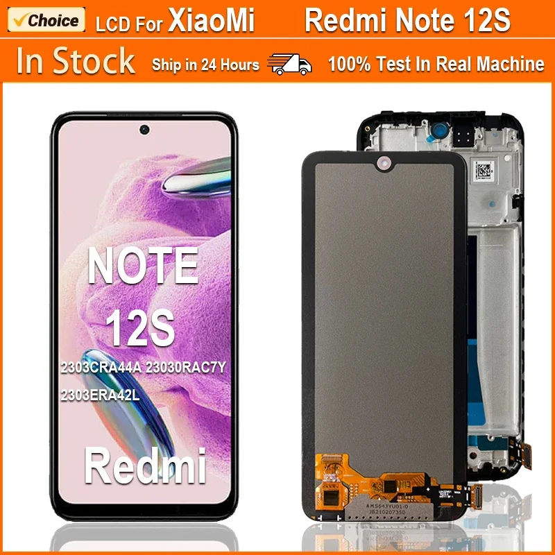 Xiaomi Redmi Note 12S Ekran Dokunmatik A Plus Kalite Ürün Çıtasız (Çerçevesiz)
