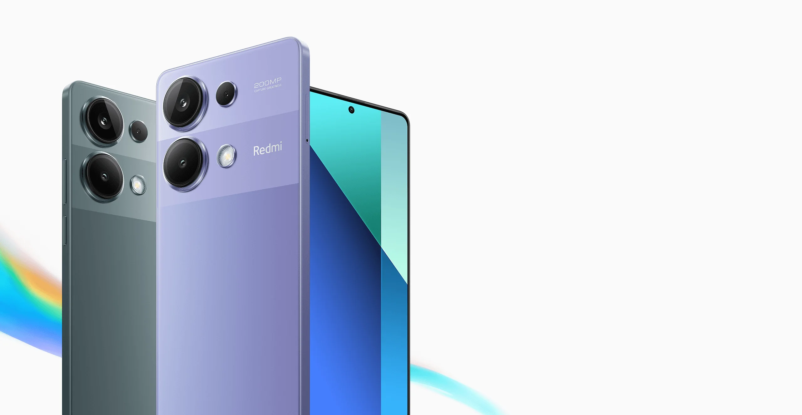 Xiaomi Redmi Note 13 Pro 5G Çıtalı Ekran Dokunmatik Mor SOFT OLED Kalite Ekran