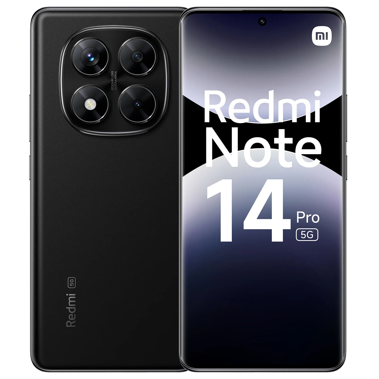 Xiaomi Redmi Note 14 Pro 5G Çıtalı Ekran Dokunmatik Siyah SOFT OLED Kalite Ekran