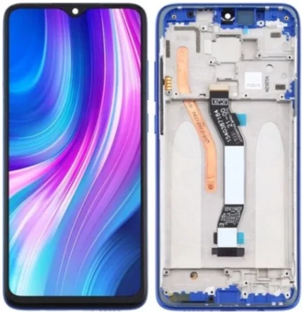 Xiaomi Redmi Note 8 Çıtalı Ekran Dokunmatik Mavi Orijinal