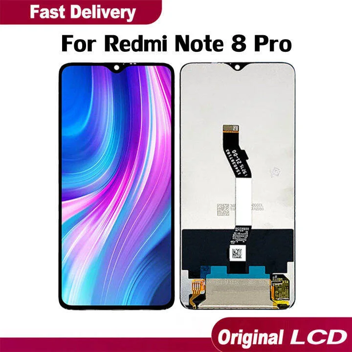 Xiaomi Redmi Note 8 Pro Ekran Dokunmatik Orijinal Çıtasız Ürün (Çerçevesiz)