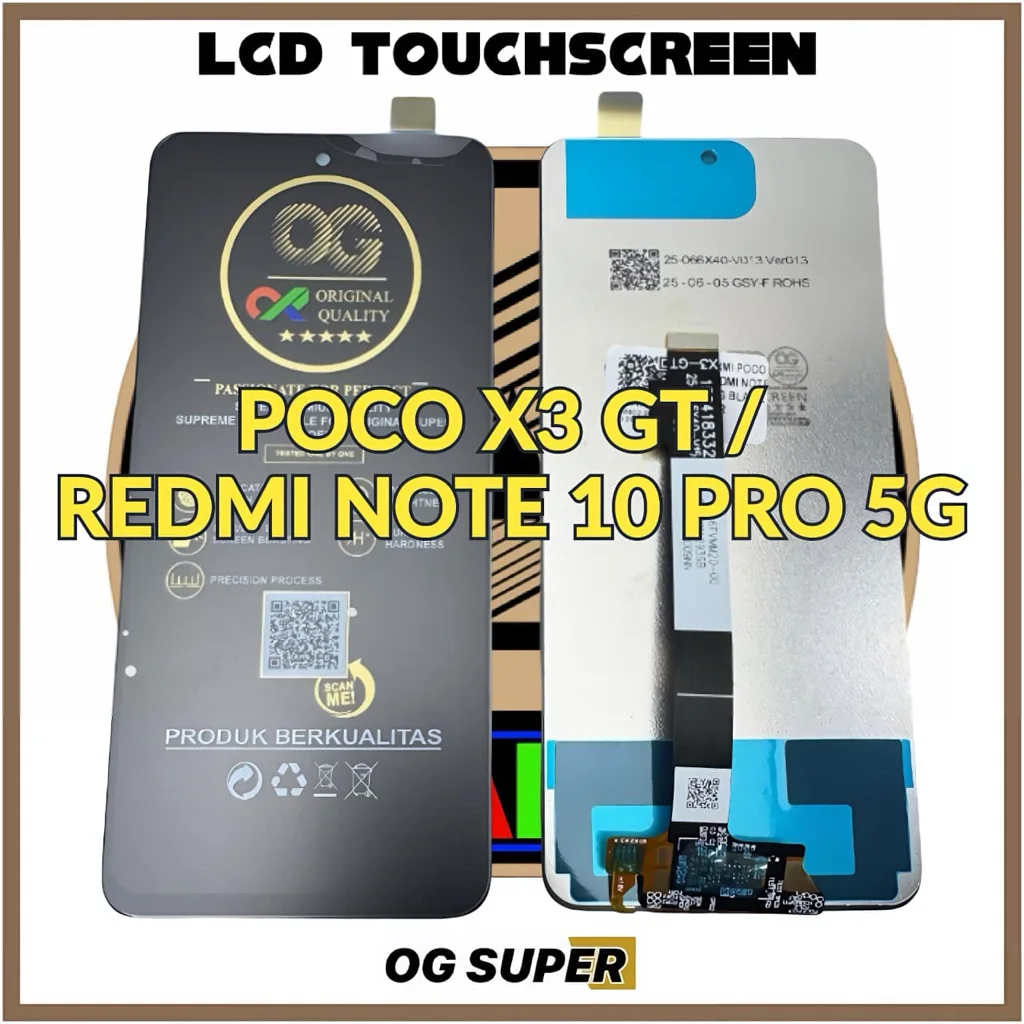 Xiaomi Redmi Poco X3gt Ekran Dokunmatik Orijinal Çıtasız Ürün (Çerçevesiz)