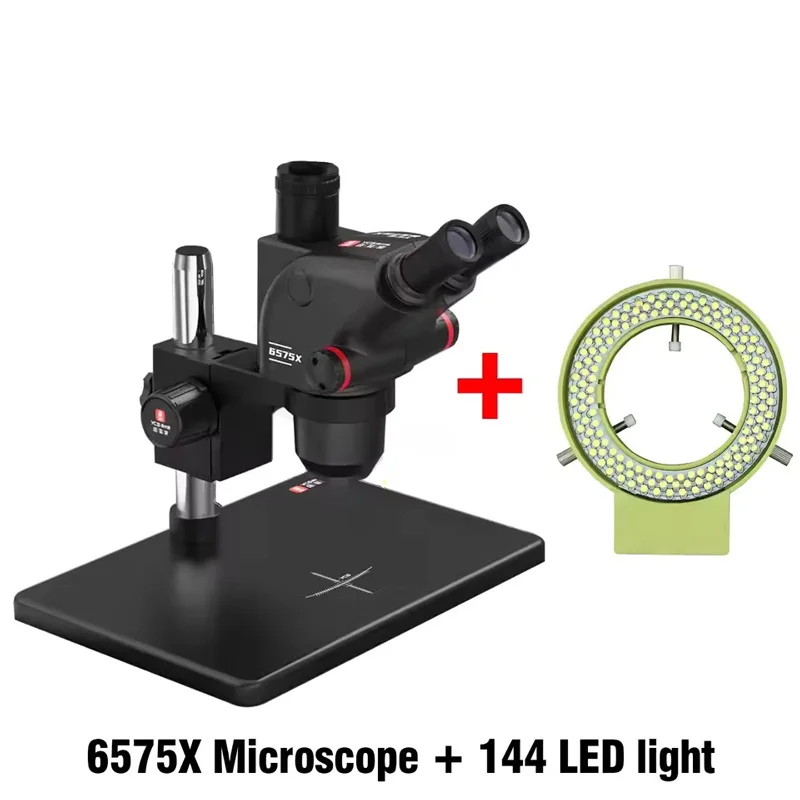 YCS 6575X Büyük Tabanlı 144 LED Işıklı Trinoküler Mikroskop