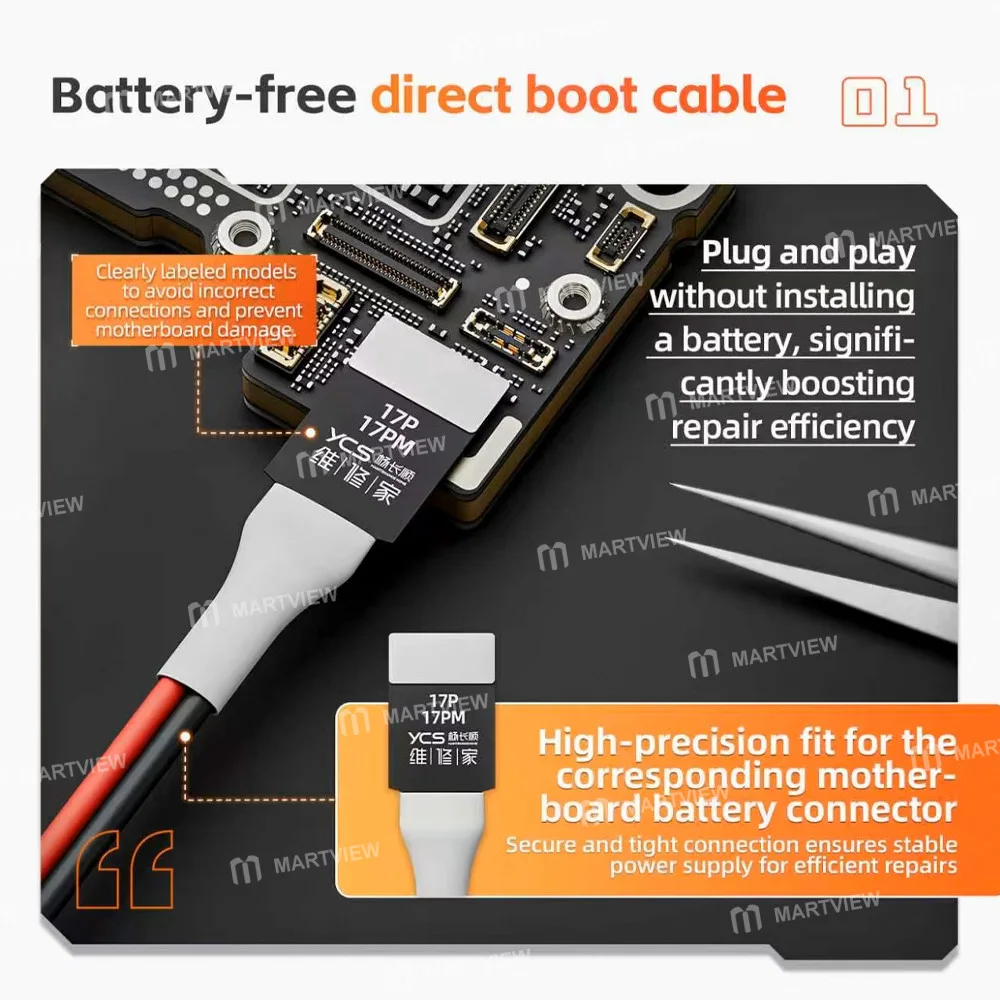 YCS-D03 Power Kablo iPhone 6 to 17Pro Max / Android