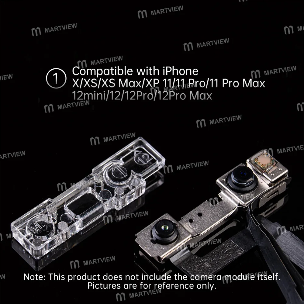 YCS MY iPhone Ön Kamera Lens Koruma Aparatı (iPhone X – 17 Pro Max için) – 4 Adet