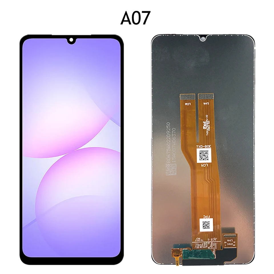 Samsung A07 A075 Çıtalı Ekran Dokunmatik Siyah
