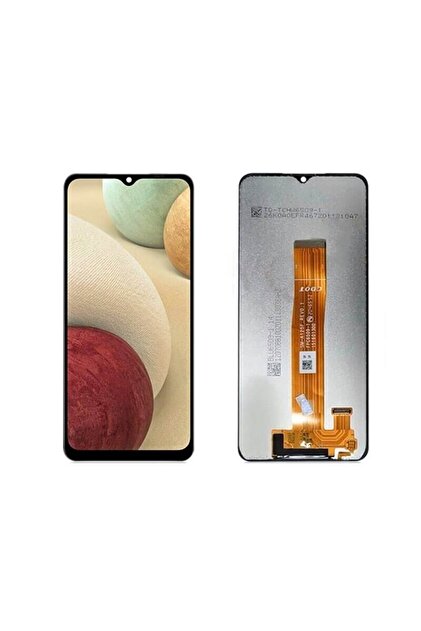 Samsung A12 A125 A127 Hk Servis Çıtalı Ekran Dokunmatik Siyah