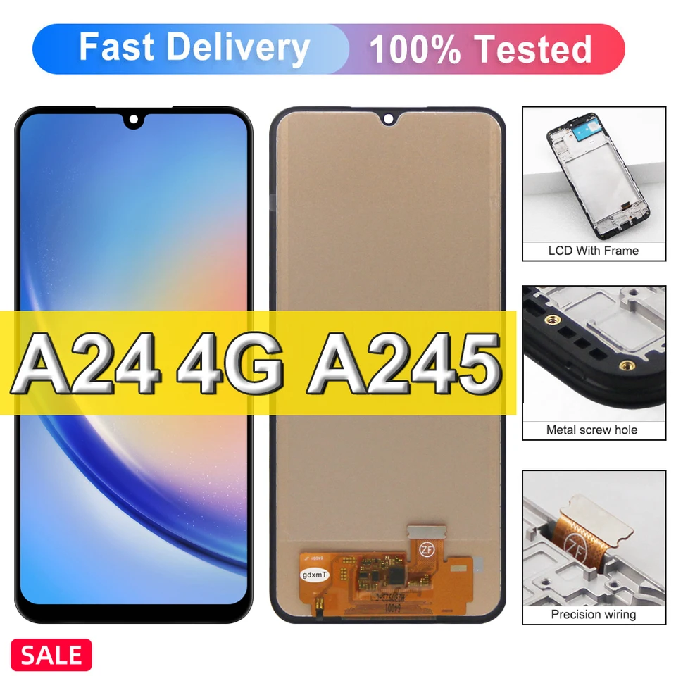Samsung A24 A245 Tft Çıtalı Ekran Dokunmatik
