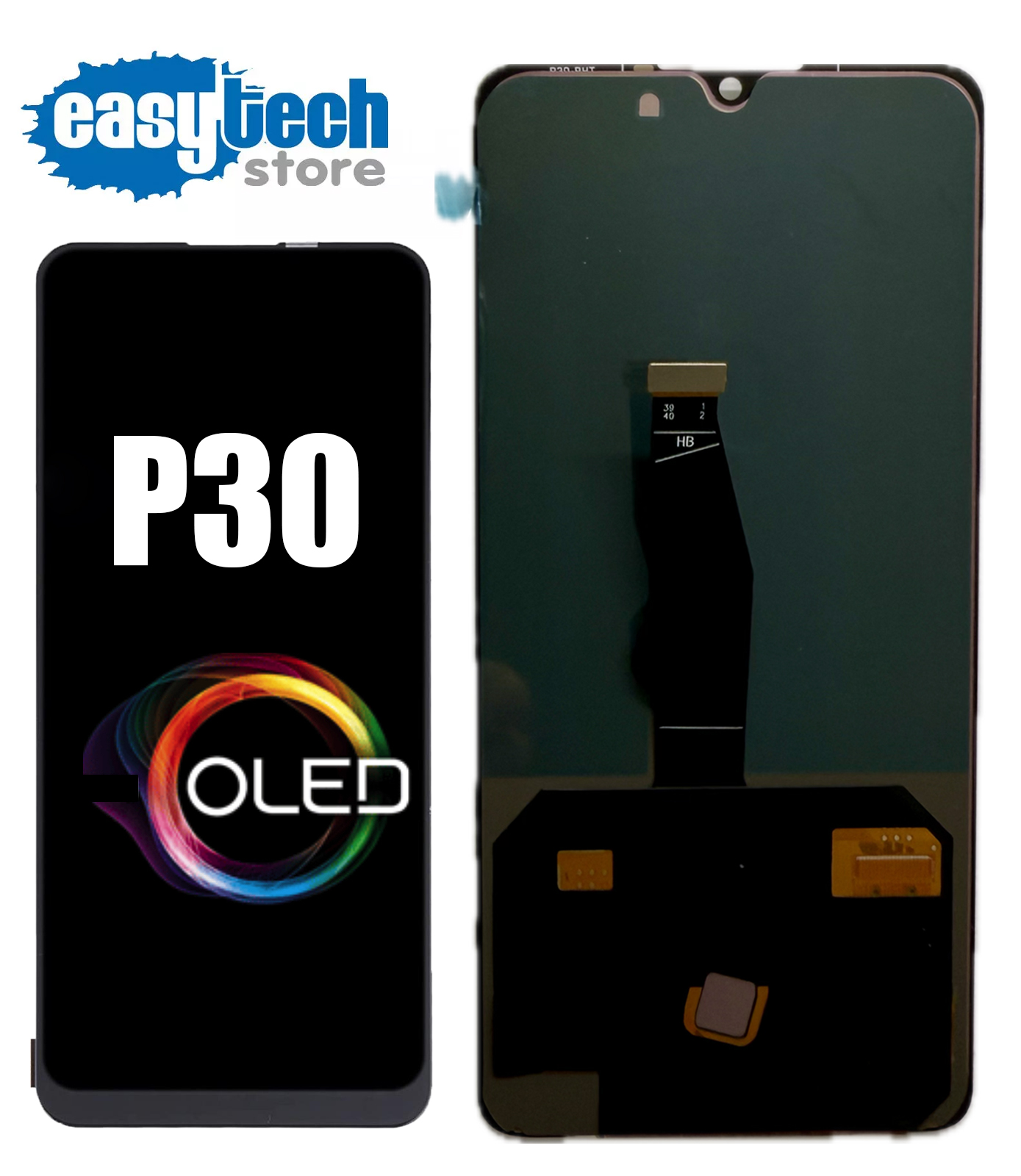 Huawei P30 Orj Ekran Dokunmatik Siyah