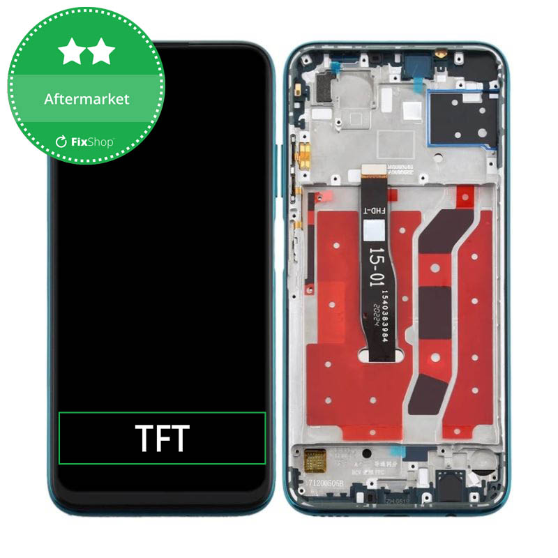 Huawei P40 Lite Alfa Çıtalı Ekran Dokunmatik Green