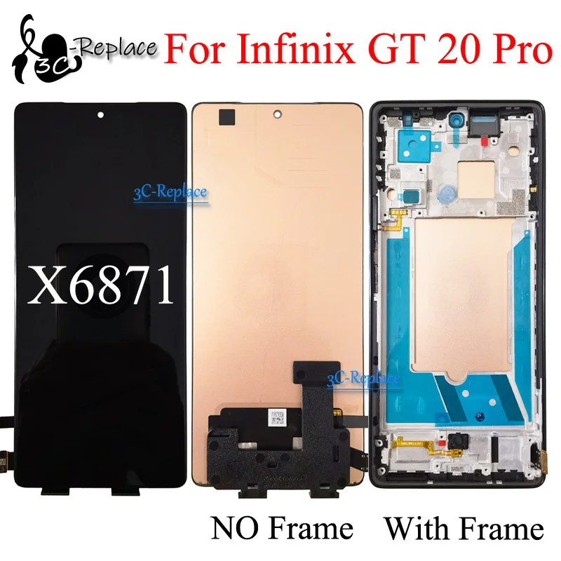 İnfinix GT20 Pro Çıtalı Ekran Dokunmatik Org