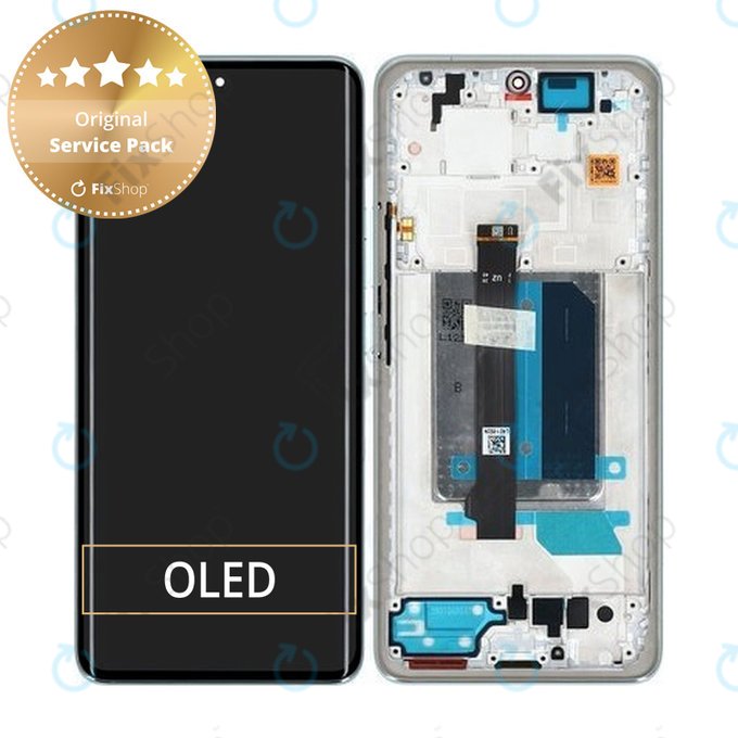 Redmi Note 14 Pro Plus 5G Çıtalı Hk Servis Ekran Dokunmatik Beyaz