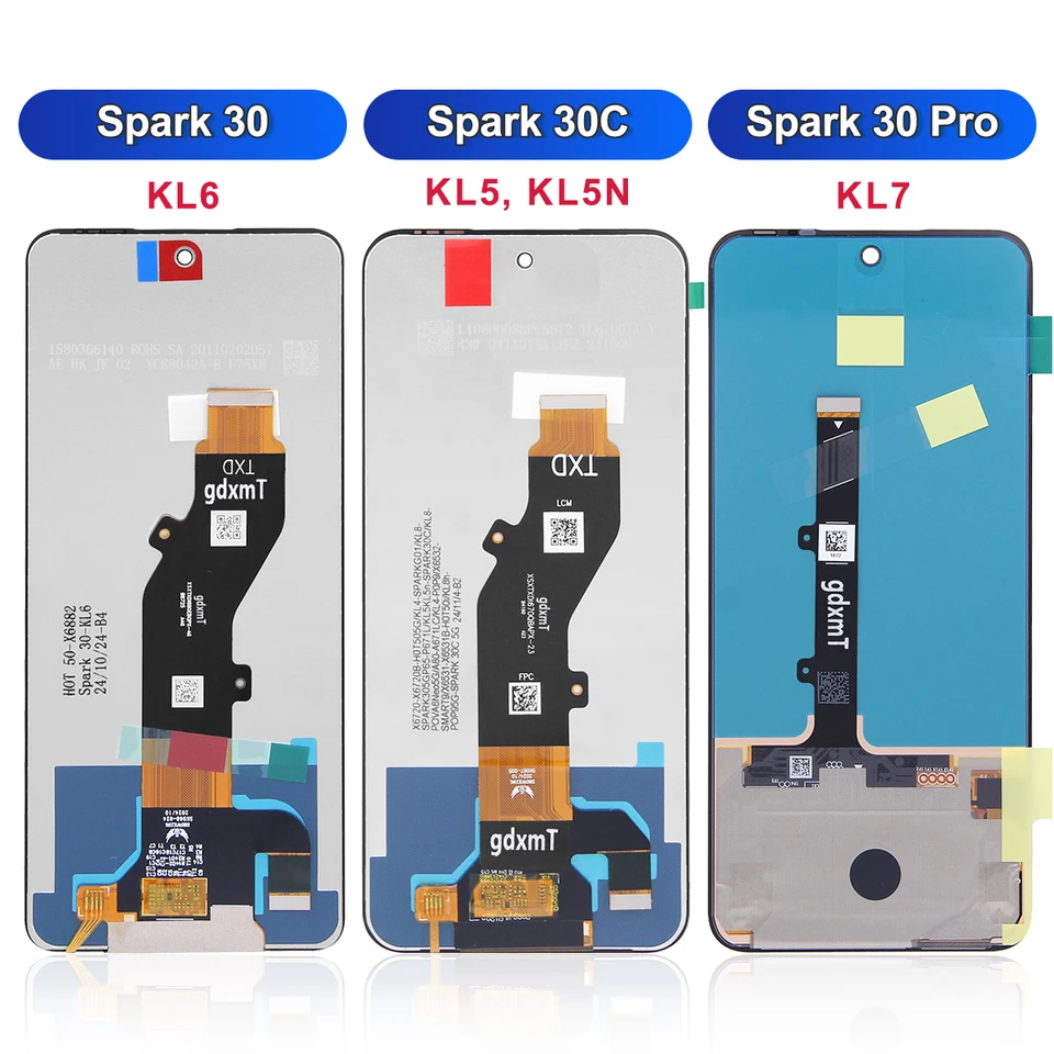 Tecno Spark 30 Ekran Dokunmatik