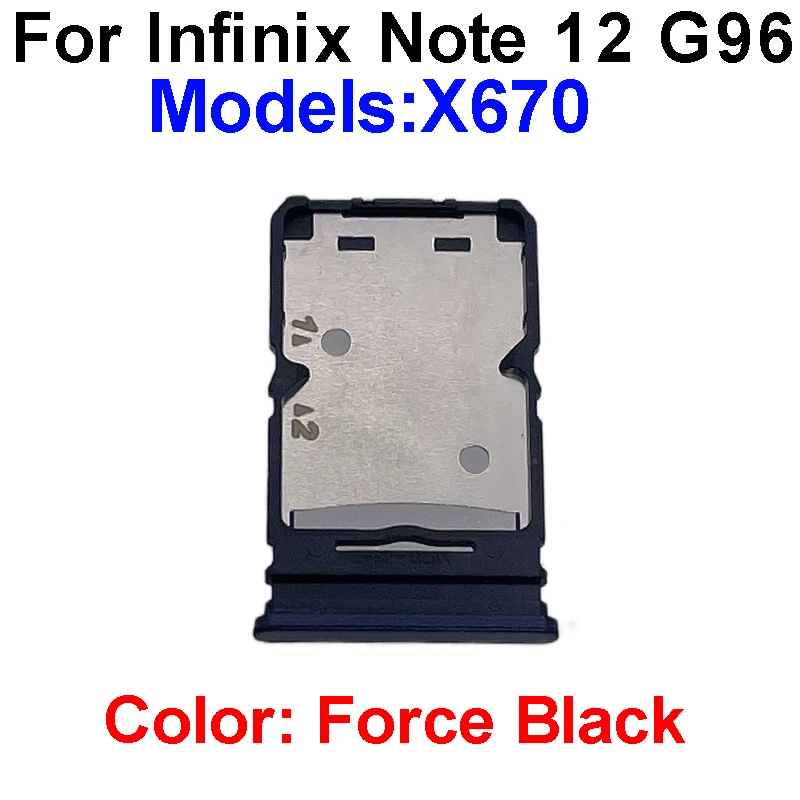 İnfinix Note 11 Pro Sim Kapağı Siyah